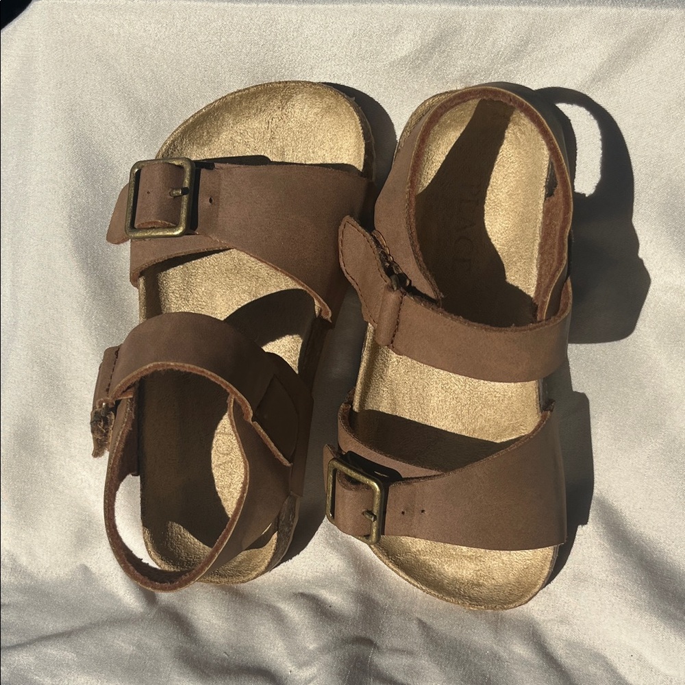 The Children's Place Tan Buckle Sandals